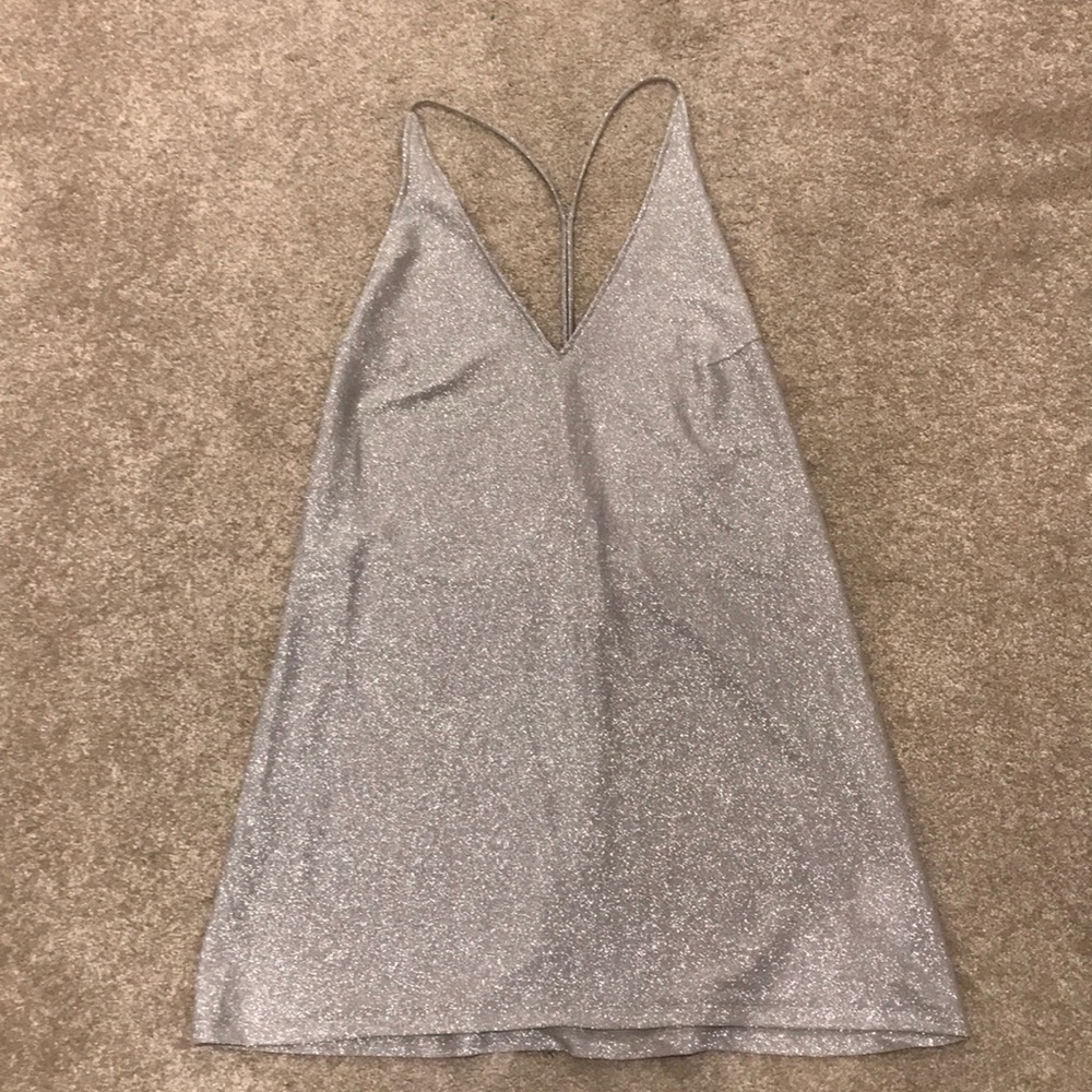 Medium silver sparkly dress! Brand: Motel